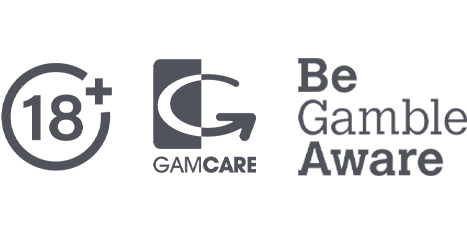 18+, GamCare, BeGambleAware